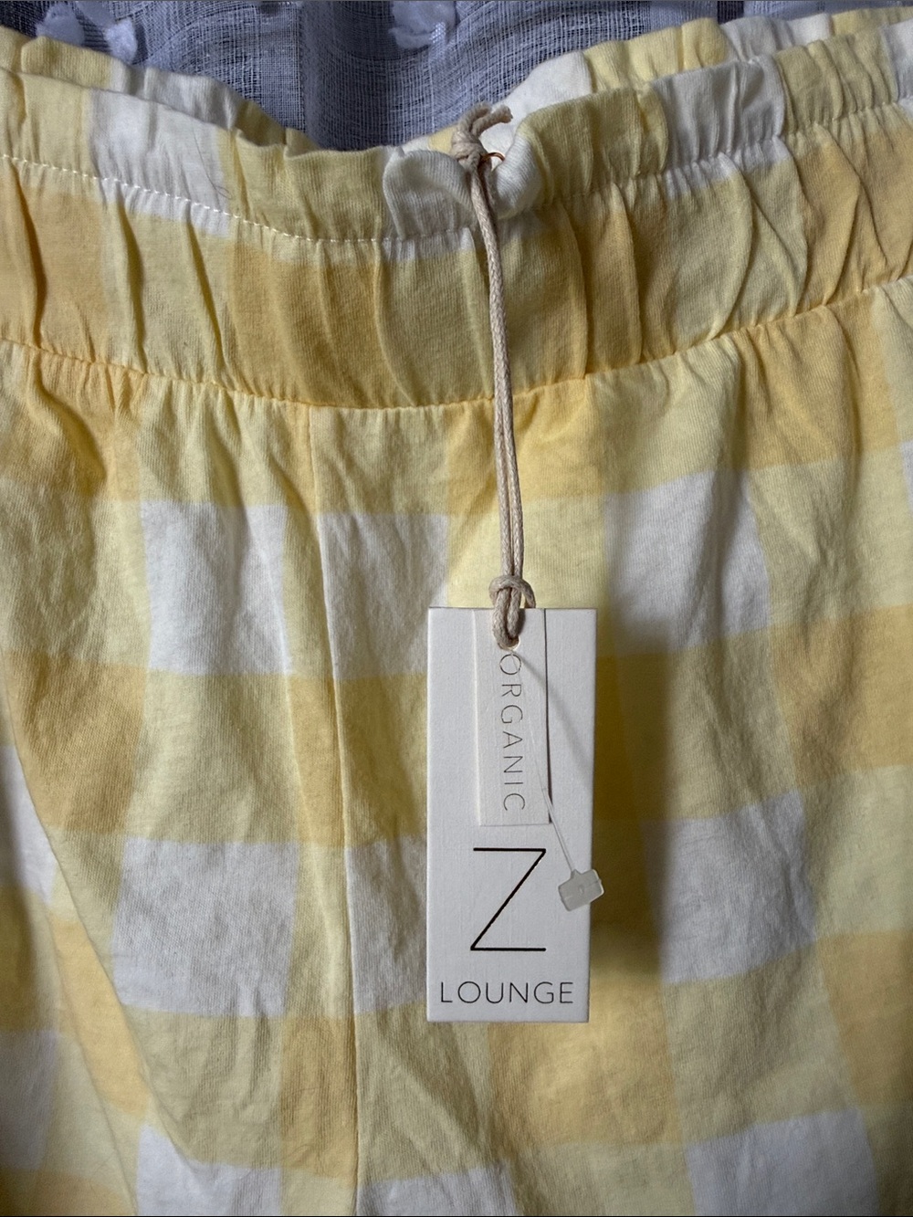 Z Supply Picnic Check Short Set in Sunflower Yellow Organic Cotton - Picture 4 of 7
